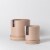 2 Set Plant Pots - 7" & 4" Pots for Plants, Planter Pot Set, Houseplant Pots Perspective: front