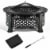 Slickblue Outdoor Fire Pit with BBQ Grill and High-temp Resistance Finish Perspective: front