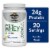 Garden of Life SPORT Certified Grass Fed Whey with Premium Isolate 24g Protein Vanilla Powder Perspective: front