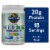 Garden of Life Organic Protein & Greens 20g Vegan Protein + 6 Veggies Vanilla Powder Perspective: front