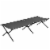 Gymax Folding Camping Cot & Bed Heavy-Duty for Adults Kids w/ Carrying Bag 300LBS Grey Perspective: front