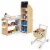 Grocery Store Playset Pretend Play Supermarket Shopping Set with Shopping Cart Perspective: front