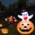 Costway 5 Ft Halloween Blow-up Inflatable Ghost in Pumpkin w/ LED Bulb Yard Decoration Perspective: front
