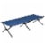 Gymax Folding Camping Cot & Bed Heavy-Duty for Adults Kids w/ Carrying Bag 300LBS Blue Perspective: front
