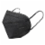 Kn95 5ply disposable face mask 50cts(Black) Perspective: front