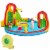Costway Kids Inflatable Water Slide Bounce Park Splash Pool w/Water Cannon & 480W Blower Perspective: front