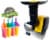 Uber Appliance Sorbet Frozen yogurt maker|soft serve fruit machine|4pc Popsicle mold included Perspective: front