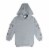 Hooded Long Sleeve Top With Frill Perspective: front