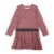 Printed Paws And Hearts Long Sleeve Dress Perspective: front