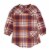 Printed Shirt Dress With Long Sleeves Perspective: front