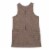 Herringbone Jumper With Pocket Brown Perspective: front