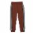 Fleece Sweatpants With Quilting Brown, Grey And Black Perspective: front