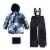 Two Piece Snowsuit Camo And Polar Bear Print Perspective: front