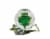 St. Patrick’s Day Rose Globe Perspective: front