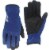 Mud Women's Small/Medium Synthetic Leather True Blue Garden Glove Perspective: front