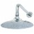 K136A1CK Victorian 8 in. Brass Showerhead with 12 in. Shower Arm, Polished Chrome Perspective: front