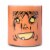 Carolina Monsters Pumpkin Candle - Orange Perspective: front
