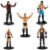 WWE Pencil Toppers 5pk Bliss AJ Styles Reigns Undertaker Daniel Bryan PMI International Perspective: front