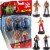 WWE Wrestler Stampers 5pk The Rock Mysterio Becky Lynch Ultimate Warrior PMI International Perspective: front