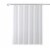 Freshee Fabric Shower Curtain - White Perspective: front