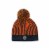 Knit Hat Orange And Navy Blue Perspective: front