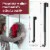 Adjustable Length Wreath Hanger - Black Perspective: front