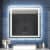 Apex 36 W X 36 H LED Bathroom Large Light Led Mirror,Anti Fog,Dimmable,Dual Lighting Perspective: front