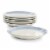 Martha Stewart Blue Rim Stoneware Salad Plate Set Perspective: front