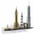 LEGO Architecture Skyline Collection New York City 598 Piece Block Building Set Perspective: front