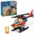LEGO® City Fire Rescue Helicopter 60411 Perspective: front