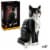 LEGO® Ideas Tuxedo Cat Gift Idea for Animal-Lovers and Home Decor 21349 Perspective: front