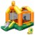 Inflatable Bounce Castle Jumping House Kids Playhouse w/ Slide & 735W Blower Perspective: front