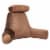 Gymax Reading Pillow TV Bed Rest Memory Foam w/ Arms Rests Neck Roll Back Support Perspective: front