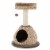 Gymax 28'' Hand-Made Cat Tree Tower Natural Bowl Shaped w/Perch Perspective: front