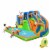 Gymax Inflatable Water Slide Giant Bounce Castle w/ Dual Climbing Walls & 735W Blower Perspective: front