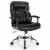 Gymax 500LBS High Back Big & Tall Office Chair Adjustable Leather Task Chair Perspective: front