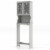 Grey Bathroom Over The Toilet Space Saver Storage Cabinet Organizer Shelf Perspective: front