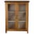 Elegant Home Fashions Avery 2-Door Floor Cabinet in Oil Oak Perspective: front