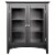 Elegant Home Fashions Madison 2-Door Floor Cabinet in Dark Espresso Perspective: front