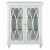 Elegant Home Fashions Wooden Bathroom Floor Storage Cabinet Living Room Space Saver, White Perspective: front