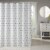 Sophie Shower Curtain White 72x72 Perspective: front