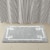 Madison Park Evan Cotton Tufted Washable Bath Mat, Luxury Solid Bathroom Rugs, 24X40, Grey Perspective: front