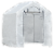 ShelterLogic Greenhouse Peak Translucent- Grey Perspective: front