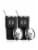 Cyetus Set of Two Black Tumbler Cups Perspective: front