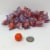 Jawbreakers Orange Color Medium 3/4 inch diameter wrapped jaw breaker 2 pounds Perspective: front