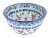 Blue Rose Polish Pottery Frosty Duo Large Bowl Perspective: front