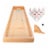 Cipton® Wooden Tabletop Bowling Set Perspective: front