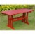 Pemberly Row 59  Patio Dining Table in Barn Red Perspective: front