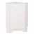 Atlin Designs Modern Wood Corner Storage Cabinet in Elite White Perspective: front