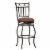 Riverbay Furniture 24  Swivel Counter Stool in Brown Perspective: front